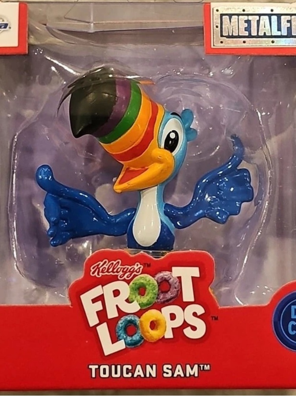 Kellogg's Toucan Sam Blue Toucan Bird Toy - Colorful Beak